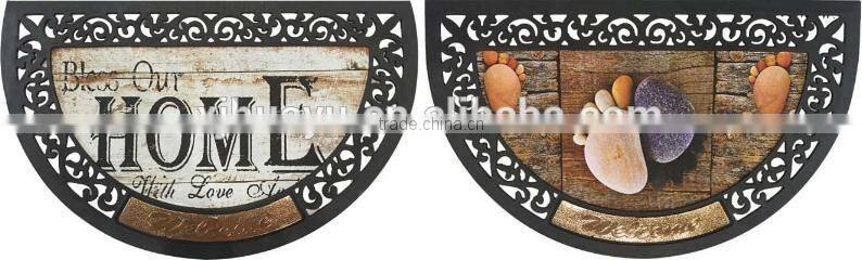 Hot sale Injection PVC door mat outdoor nonsilp floor mat