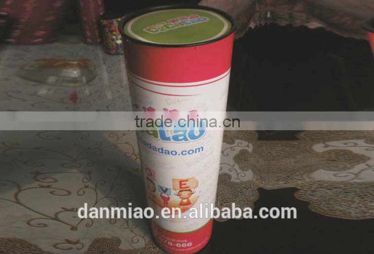 Customized long round paper tube for gift/food