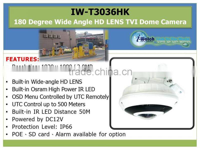 IW-T3036HK Full HD 1920x1080 High Power IR LED TVI Camera