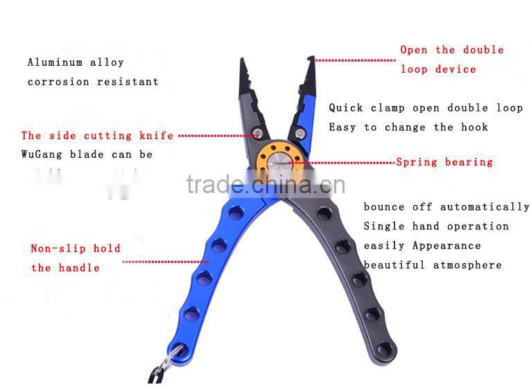 High quality cheap price pliers for fishing aluminium alloy fishing pliers