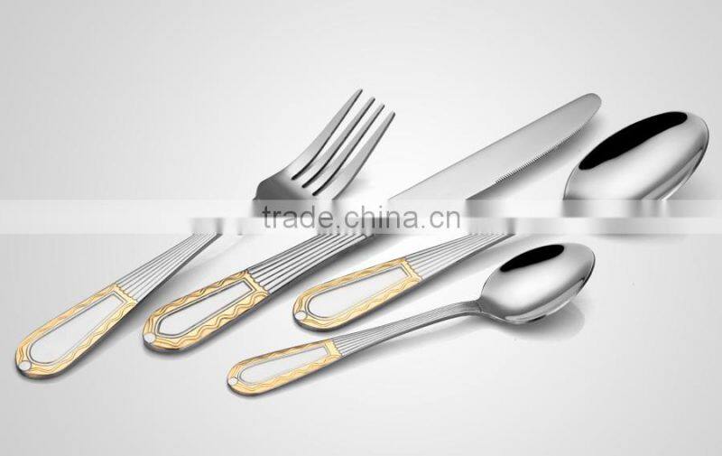 Breed diversity stainless steel dinner spoon,dinner knife and dinner fork