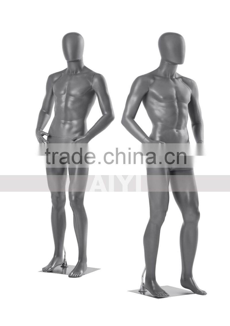 Standard glossy sexy full-body male apparel mannequins