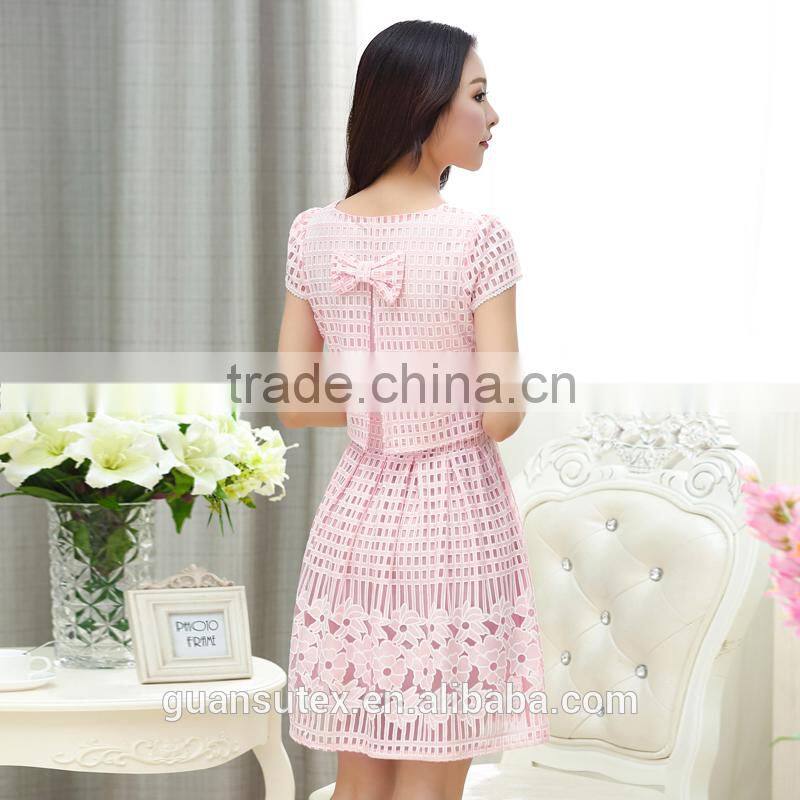 latest design burn out lace fabric/high quality polyester & cotton guipure lace fabric for indian wedding dress