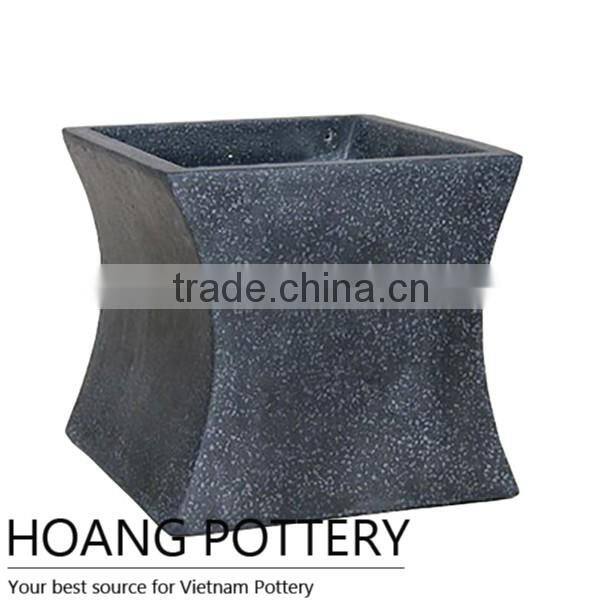 Roll Rim Terrazzo Pot indoor and outdoor