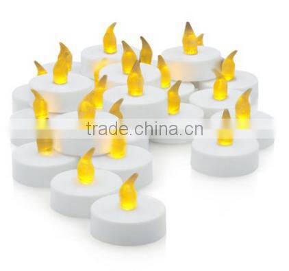 Flameless LED Tea Light Candles, Realistic, Battery Powered, Unscented LED Candles, Fake Candles, Tealights