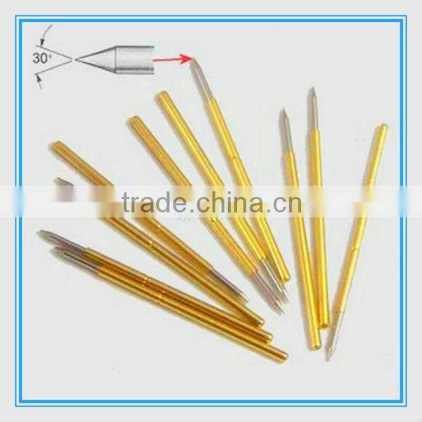 Free sample Professional Spring loaded electrical contact pins pogo pin test probe pin