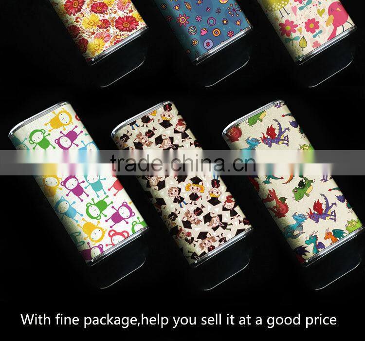 2015 Hot leather cover slim power bank for sony ericsson