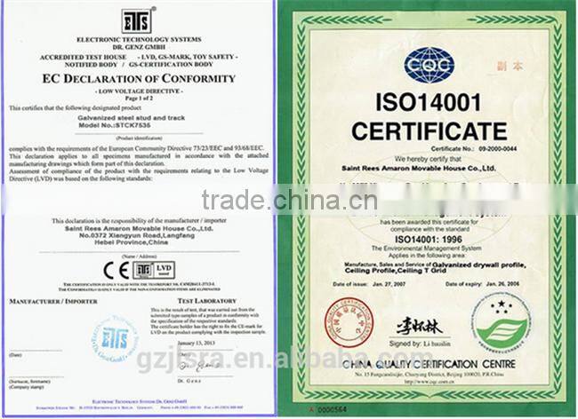 Furring Channel for Ceiling Grid / Galvanized Steel Channels for Central and Souh America