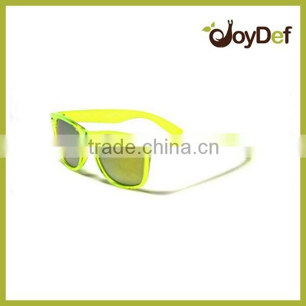 The most popular plastic hot transfer printed retro design style sunglasses with polarized lens