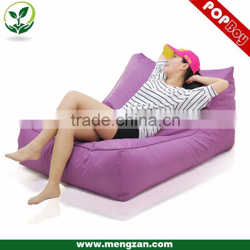 Double Seated Bean Bag Sofa Lounger, Adult TV bean bag bed/recliner