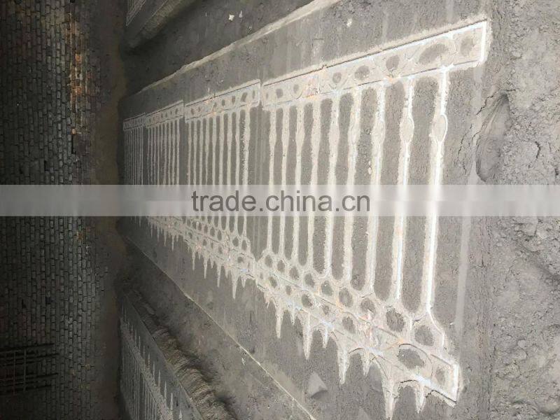 Hot sale fashion style Powder Coated black rod iron fence