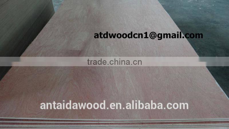 Linyi red okume plywood