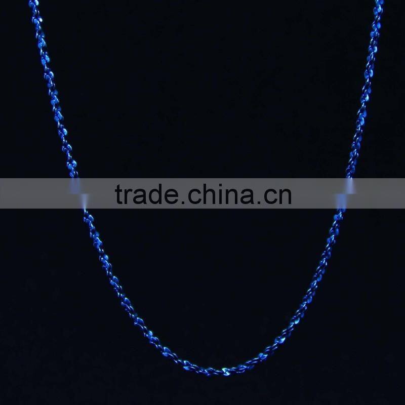 Jewelry 24k gold color fashion long chain necklaces