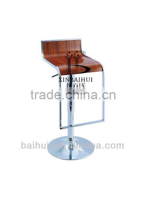 Manufacturer adjustable rotate bar stool high chair with footrest bar chair