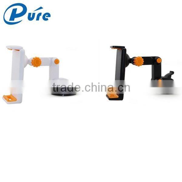 New Generation 2 in 1 Universal Windshield Car Mount Bracket With Suction Cup for Smartphone/PDA/GPS