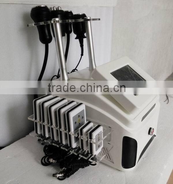 Hot selling !!! Portable bipolar rf tripolar RF body lipolaser lipo cavitation slimming machine