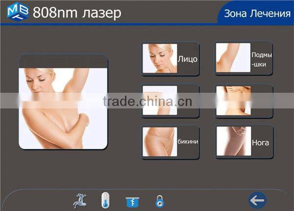 810nm diode laser professional hair removal machine / portable beauty machine for home use