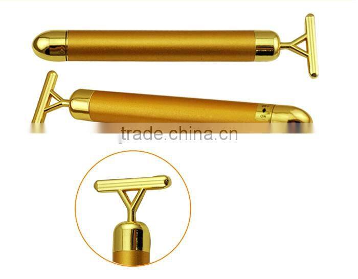Energy 24K Gold Beauty Bar Vibrating Facial Massager