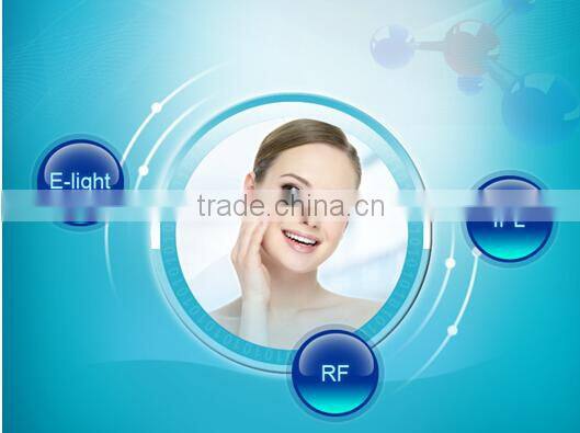 Hair removal skin care e light +rf +yag laser beauty salon equipment