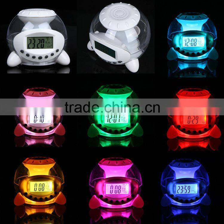 DIY star projection LED alarm clock