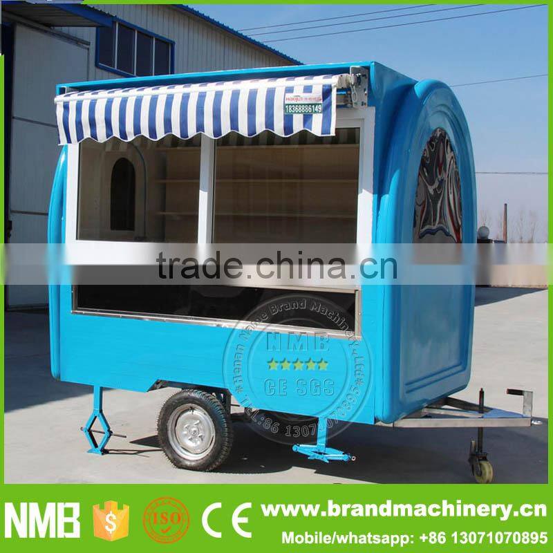 kebab machine plate ice cream cart, mobile food Trailer for sale, crepe carts for sale