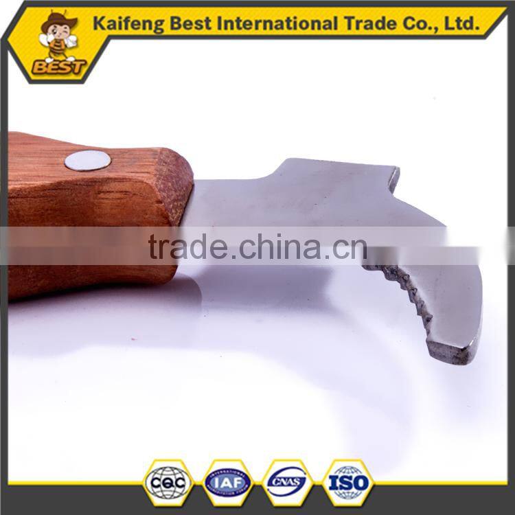 Best quality stainless steel uncapping knife/cutting knife with wooden handle