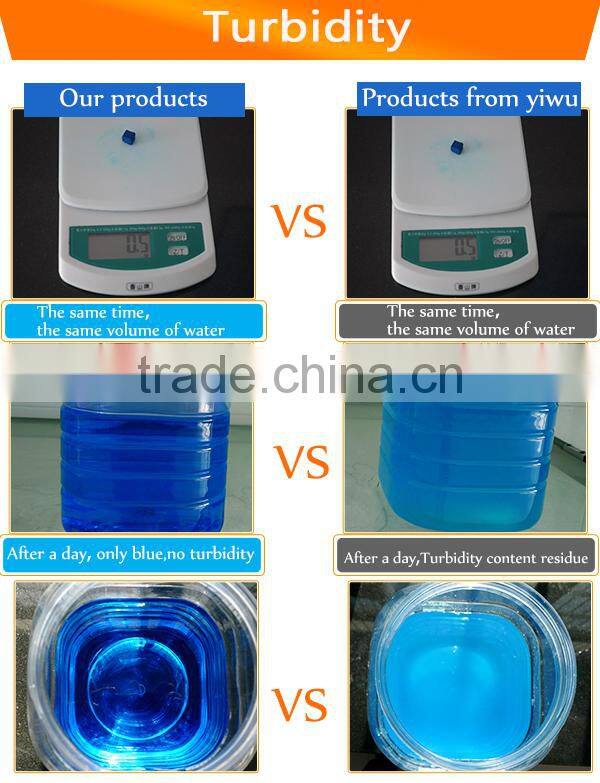 Blue bubble toilet bowl cleaner detergent chemicals