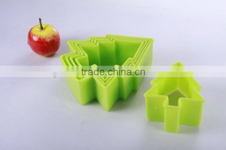 FDA plastic cookie molds in green color