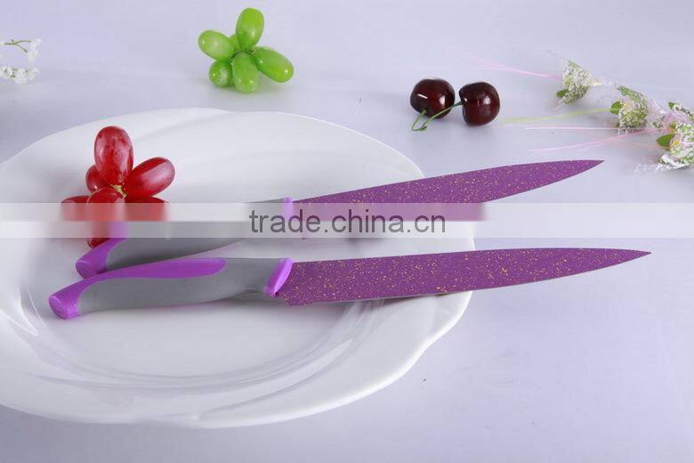 2016 Korea style 4 pcs stainless steel knife set with a plane