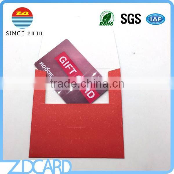 Hot Sell Coated Paper Envelope with Gift Card