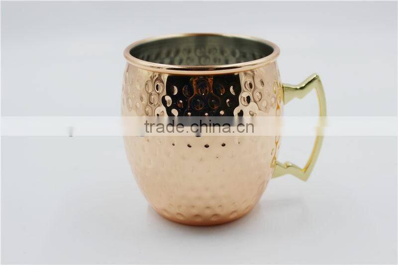 350ml copper metal soccer beer Mug drinking mugs