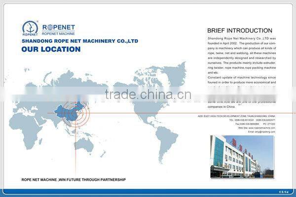 pp webbing yarn spinning machine