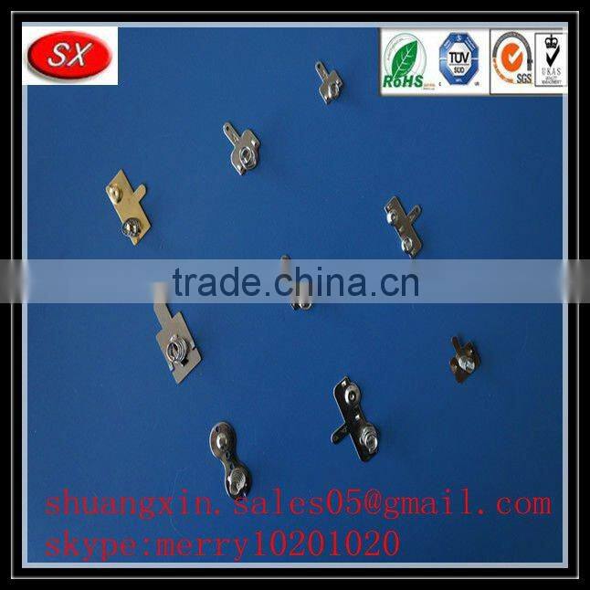 punching / stamping copper/steel AA/AAA/C/D/9v battery contact for electronic ,toys