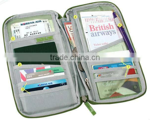Korea style poly wallet credit card wallet Travel Wallet & Passport Holder
