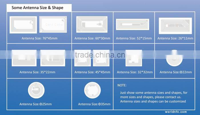 Dimeter 25MM 3M Icode Sli-S Customzied Printed RFID Label 15693