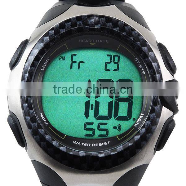 Water Resistant 30M Wireless Heart Rate Monitor Fitness Watch Chest Strap Sensor Belt Sport 30~240bpm Calorie Counter Count