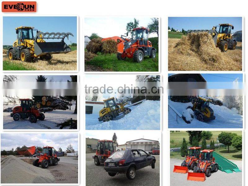 Everun 3 ton Front End Loader with Pallet Forks