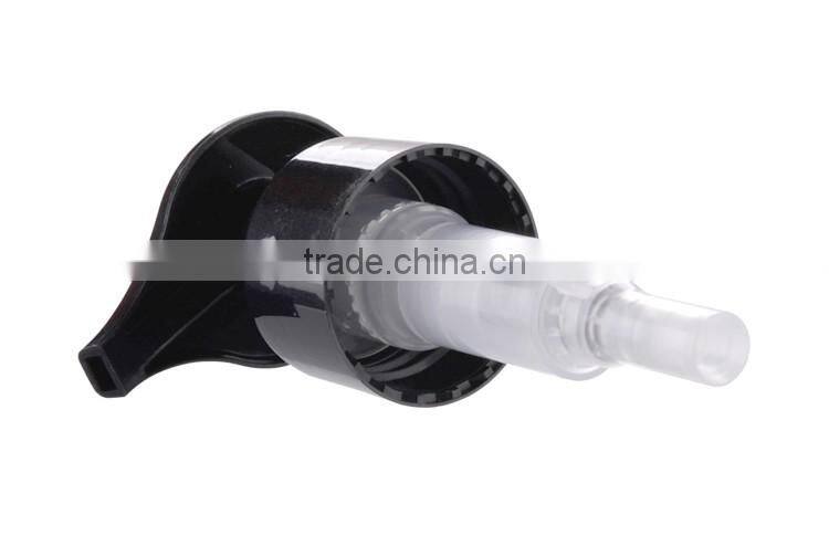 Black color 24/410 white plastic soap dispenser twist lotion pump