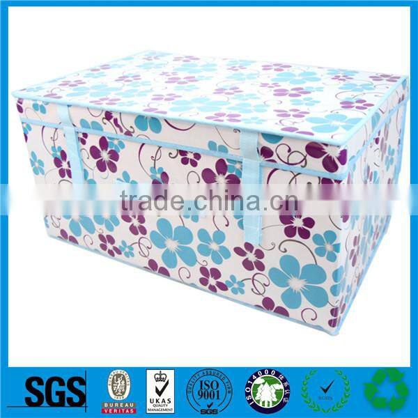 2016 fashion pp foldable nonwoven storage box