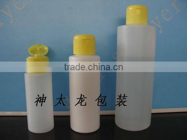 plastic PET shampoo bottle
