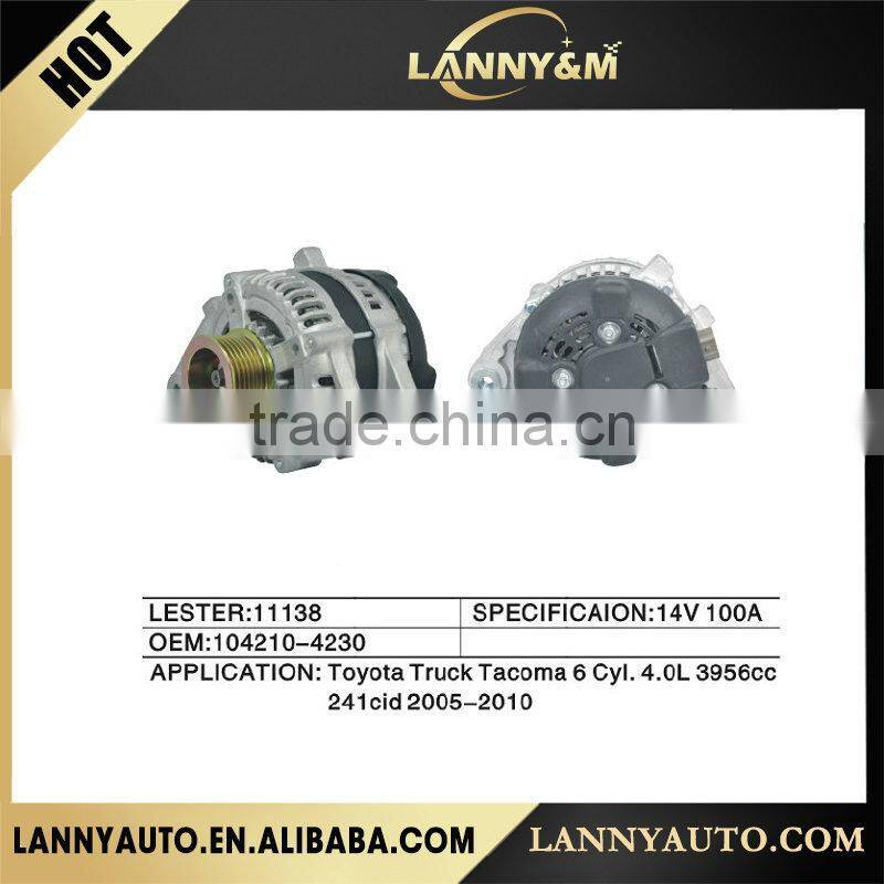 Auto parts 14V 100A alternator 104210-4230 for Toyota LESTER:11138