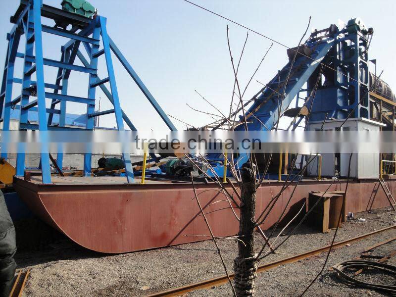 bucket type dig-discharge sand dredger