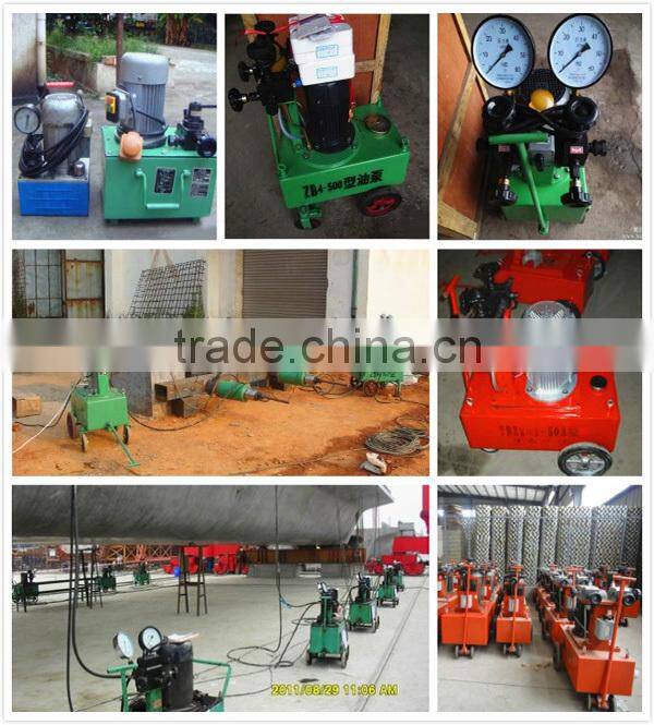 LEC Prestressed Concrete Post Tension Hydraulic Jack Oil Pump Price