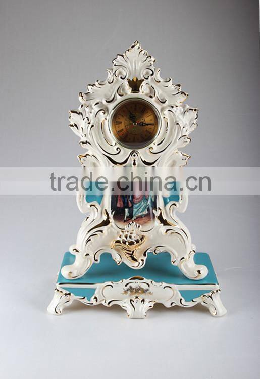 BISINI Luxury Plates/Dishes, Home Decorative Items Ceramic Plates/Dishes, Royal Blue Series Plates/Dishes (BF01-S461-01A)