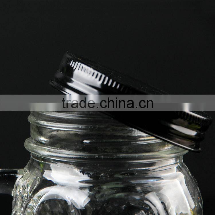 Wholesale alibaba Embossed Factory direct sales owl shaped glass jar