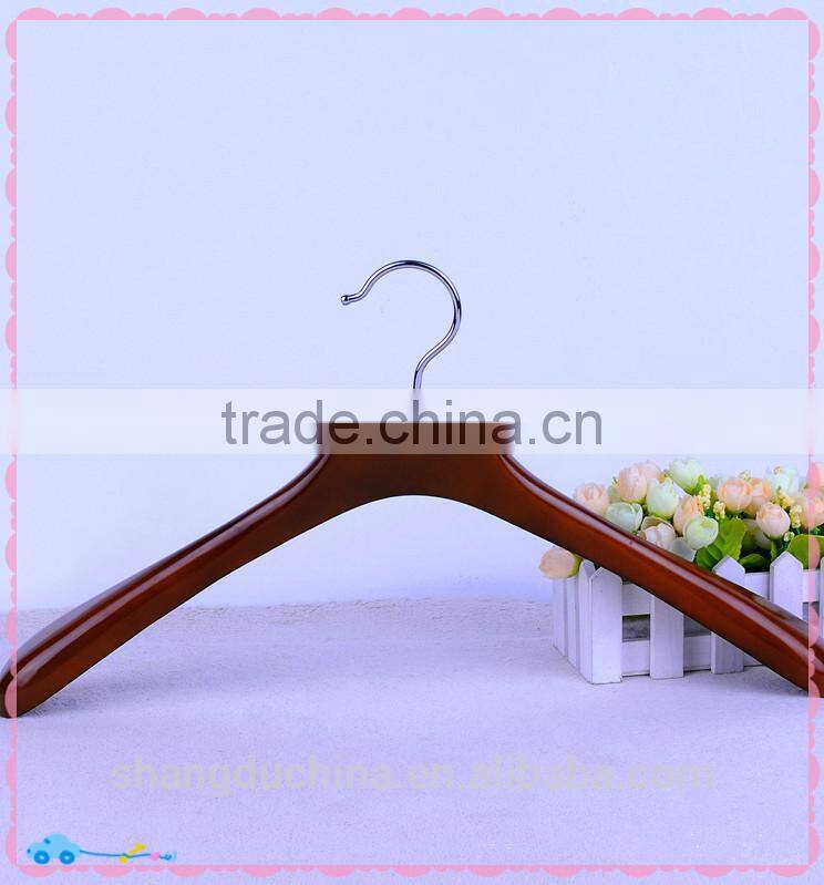 EU certificated handmade wood hanger wholesale