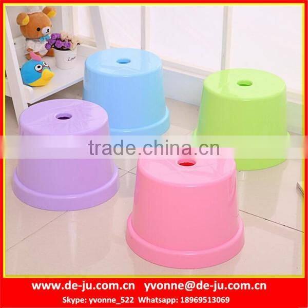 Cute Stitching Color Plastic Folding Stool