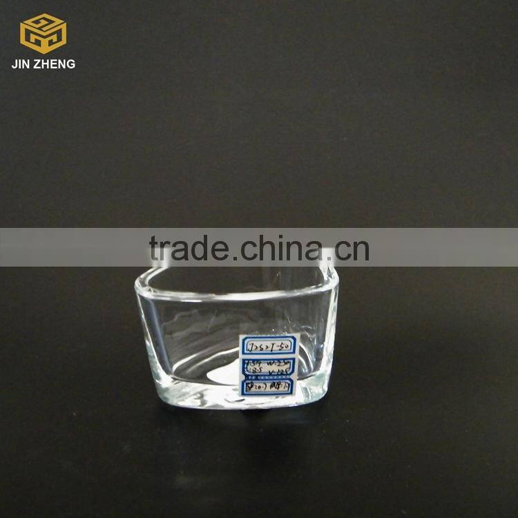 Triangle candlesticks glass design, triangle glass candle holder