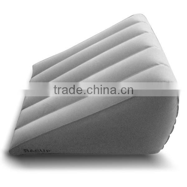 Flocked PVC inflatable triangle beach mat