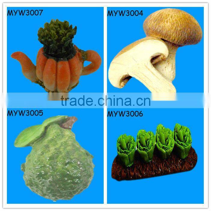 Lemon artificial fruits Resin artificial vegetable 3d fridge magnet